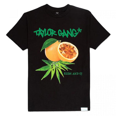 Diamond Supply Co. x Taylor Gang Orange Kush T-Shirt Black