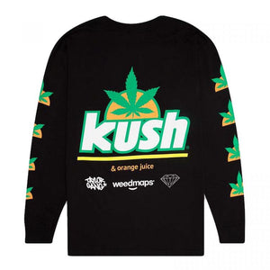 Diamond Supply Co. x Taylor Gang Kush Logo Long Sleeve T-Shirt Black