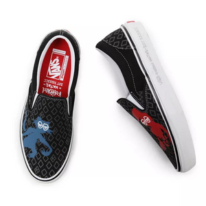 Vans Krooked By Natas For Ray Barbee Skate Slip On Shoes