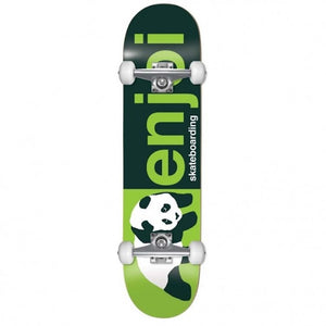 Enjoi Skateboards Half And Half Green Complete Skateboard 8"