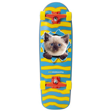 Enjoi Skateboards Kitten Ripper Youth Resin Soft Top Complete Skateboard 8.25