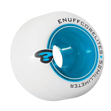 Enuff Skateboards Corelites White/Blue Skateboard Wheels 101a 52mm