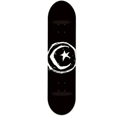 Foundation Skateboards Star & Moon Black Skateboard Deck 8.375
