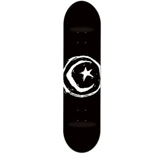 Foundation Skateboards Star & Moon Black Skateboard Deck 8.375"