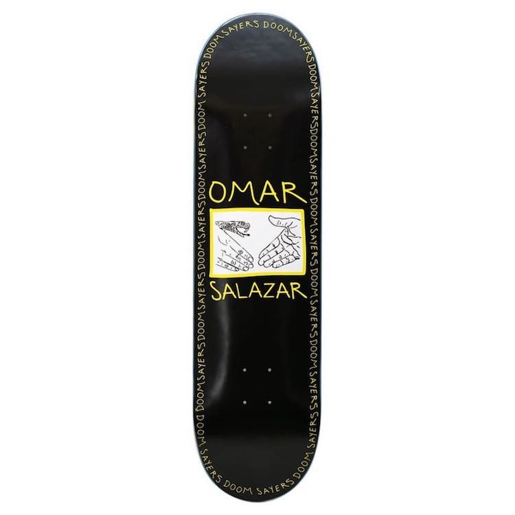 Doom Sayers Omar Snake Shake Shovel Nose Skateboard Deck 8.4