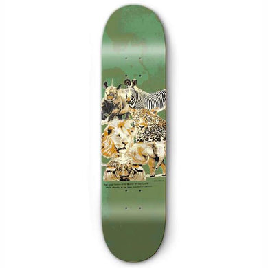 Free Dome Wild Life Shovelhead Skateboard Deck 8.5