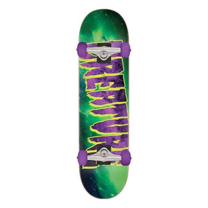 Creature Skateboards Galaxy Mid Green/Purple Complete Skateboard 7.8"