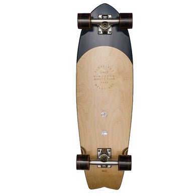 Globe Sun City Black Burle/White Pearl Complete Skateboard Cruiser 9