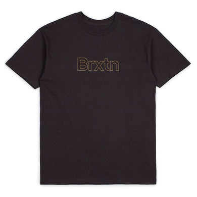 Brixton Gate S/S Standard T-Shirt Black/Gold