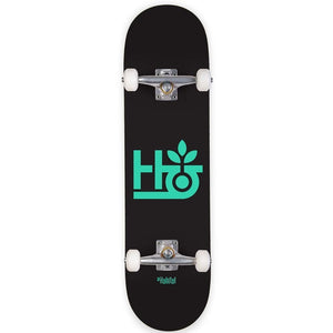 Habitat Skateboards Pod Black/Teal Complete Skateboard 8"