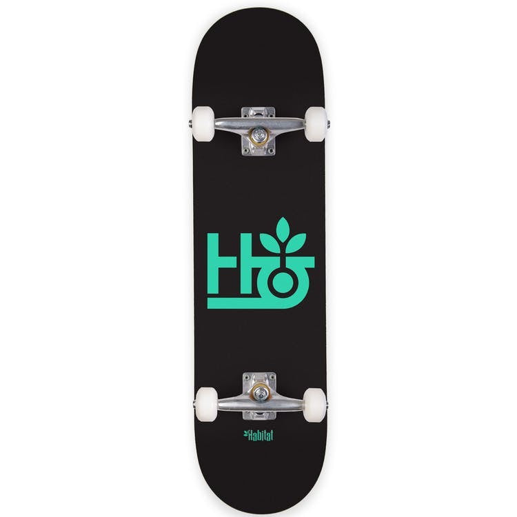 Habitat Skateboards Pod Black/Teal Complete Skateboard 8