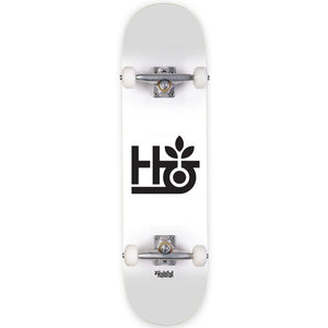 Habitat Skateboards Pod White Complete Skateboard 8"