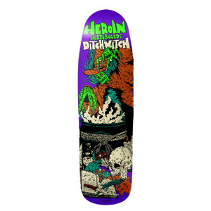 Heroin Skateboards Ditch Witch 4 Skateboard Deck 9.3"