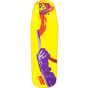 Heroin Skateboards Dead Dave Giallo Skateboard Deck 9.75"