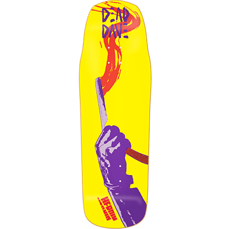 Heroin Skateboards Dead Dave Giallo Skateboard Deck 9.75