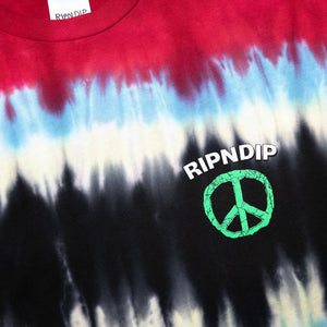 RIPNDIP Peace No Love Tie Dye T-Shirt