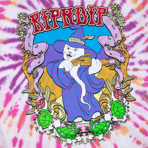 RIPNDIP Wizard Tee Gold/Purple Tie Dye T-Shirt