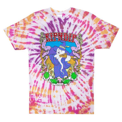 RIPNDIP Wizard Tee Gold/Purple Tie Dye T-Shirt
