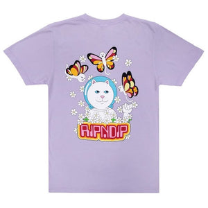 RIPNDIP Butterfly Tee T-Shirt Lavender