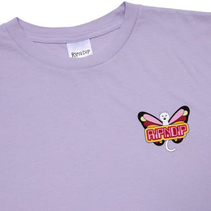 RIPNDIP Butterfly Tee T-Shirt Lavender