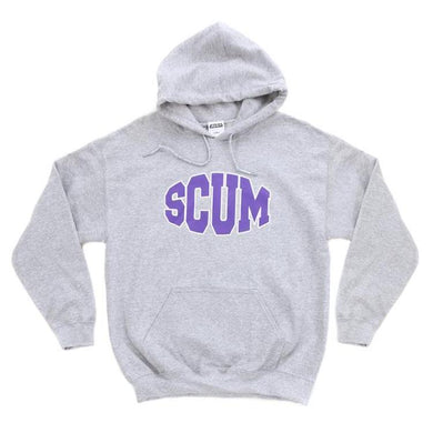 Fake Scum Collage Dropout Hoodie Grey