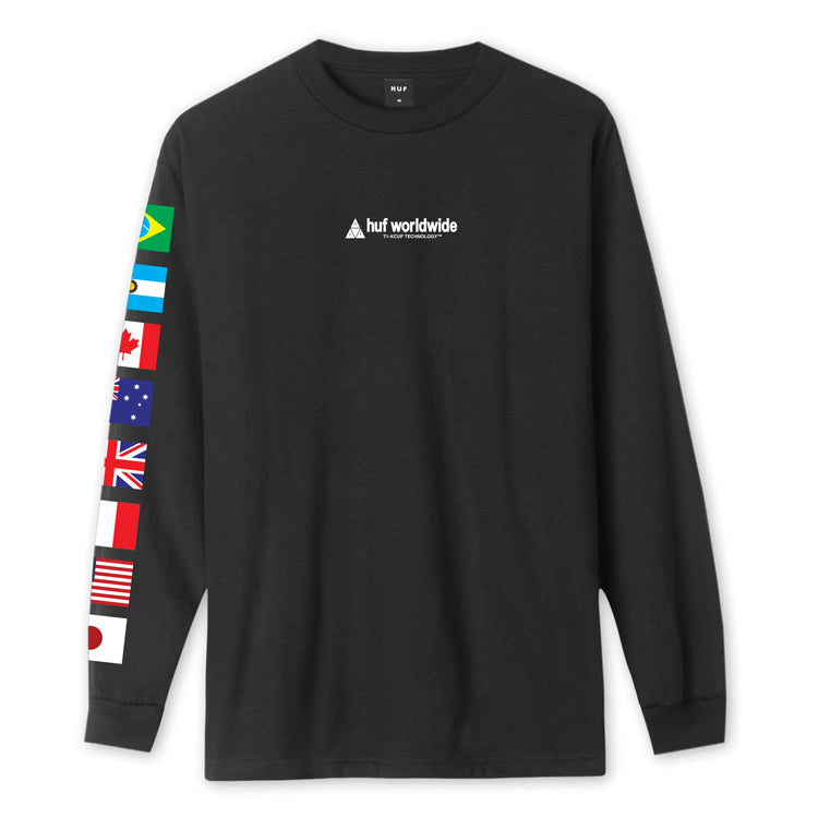 HUF Jewelry L/S T-Shirt Black Tシャツ Jewelry Long Sleeve T-Shirt – HUF Worldwide