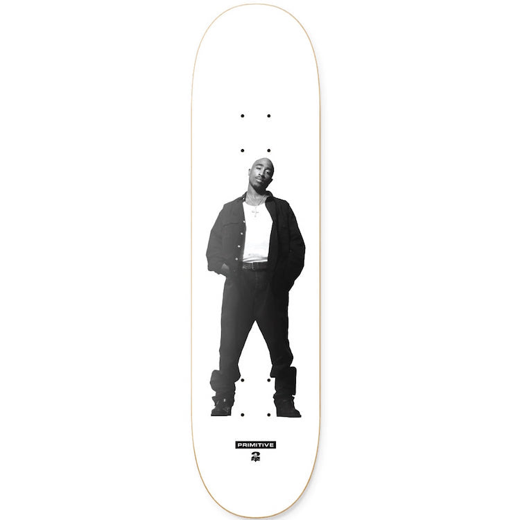 Primitive 2PAC ty 8.0 デッキ Primitive Skateboarding x 2Pac Posted Skateboard Deck 8