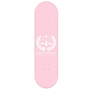 Imperial Skateboards Pink Logo Skateboard Deck 8.375