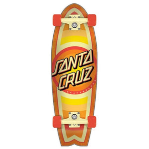 Santa Cruz Gleam Dot Shark Cruiser Complete Skateboard 8.8"