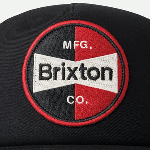 Brixton Patron MP Meshback Snapback Cap Black