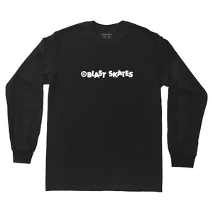 Blast Skates Space Junk LongSleeve T-Shirt Black