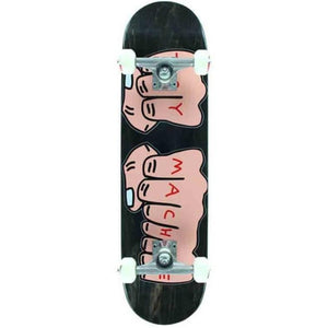 Toy Machine Skateboards Fists Woodgrain Complete Skateboard 7.75"