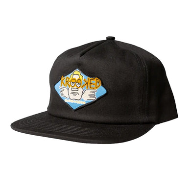 Krooked Skateboards Arketype Black Snapback Cap