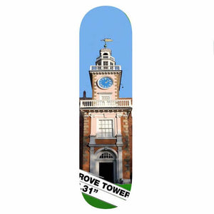 Lovenskate Bruce Castle Tower Skateboard Deck 8.3"