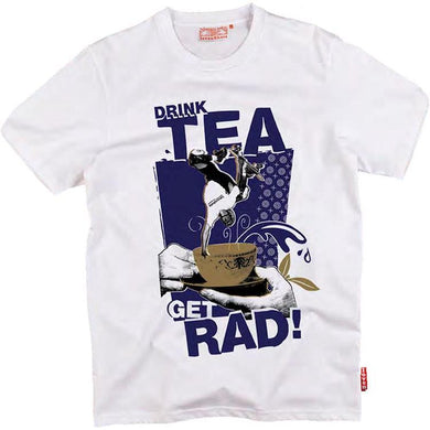 Lovenskate Drink Tea T-Shirt White