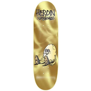 Heroin Skateboards Golden Egg Skateboard Deck 9.125"