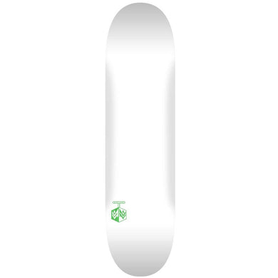 Mini Logo Skateboards Chevron Detonator Birch Solid White Skateboard Deck 8.5
