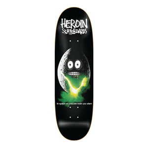 Heroin Skateboards Space Egg Skateboard Deck 9.4"