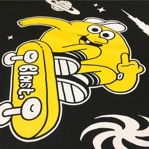 Blast Skates Space Junk LongSleeve T-Shirt Black