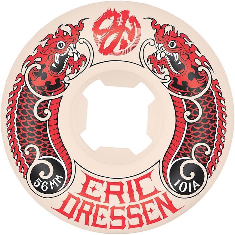 OJ Wheels Eric Dressen Dragon Elite Hardline Skateboard Wheels 101a 56mm