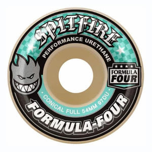 Spitfire Wheels Formula Four Conical Full Skateboard Wheels 97a 56mm