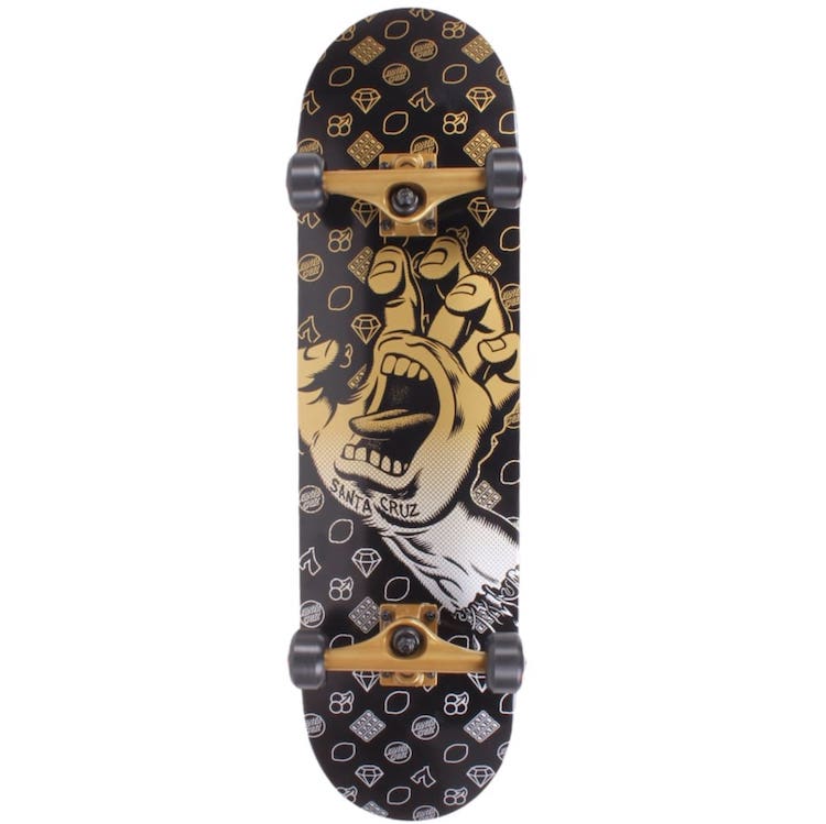 Santa Cruz Skateboards Jackpot Hand Complete Skateboard 8.25