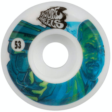 Picture Wheel Co Kung Fu Drifters Hitman Skateboard Wheels 101a 53mm