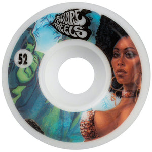 Picture Wheel Co Kung Fu Drifters Shining Skateboard Wheels 101a 52mm