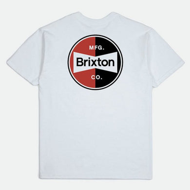 Brixton Patron Tailored S/S Standard T-Shirt White