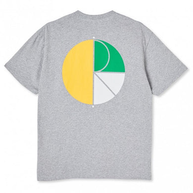 Polar Skate Co 3 Tone Fill Logo T-Shirt Sport Grey