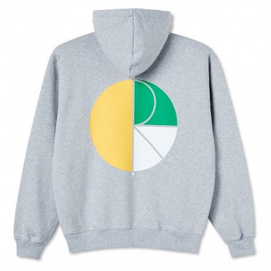Polar Skate Co 3 Tone Fill Logo Hoodie Sport Grey