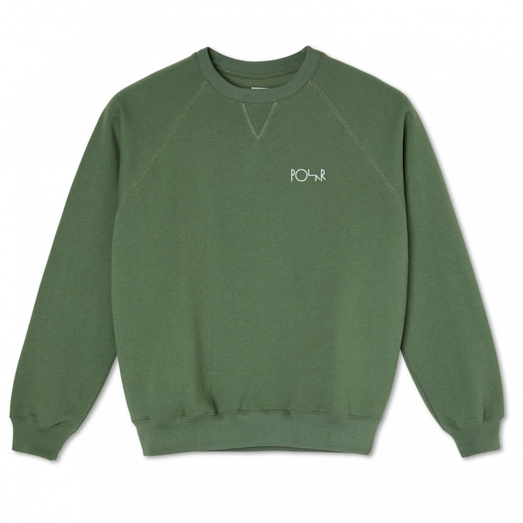 Polar Skate Co Default Crewneck Sweatshirt Khaki
