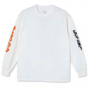 Polar Skate Co Facescape L/S T-Shirt White