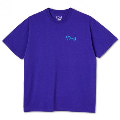 Polar Skate Co Stroke Logo T-Shirt Purple